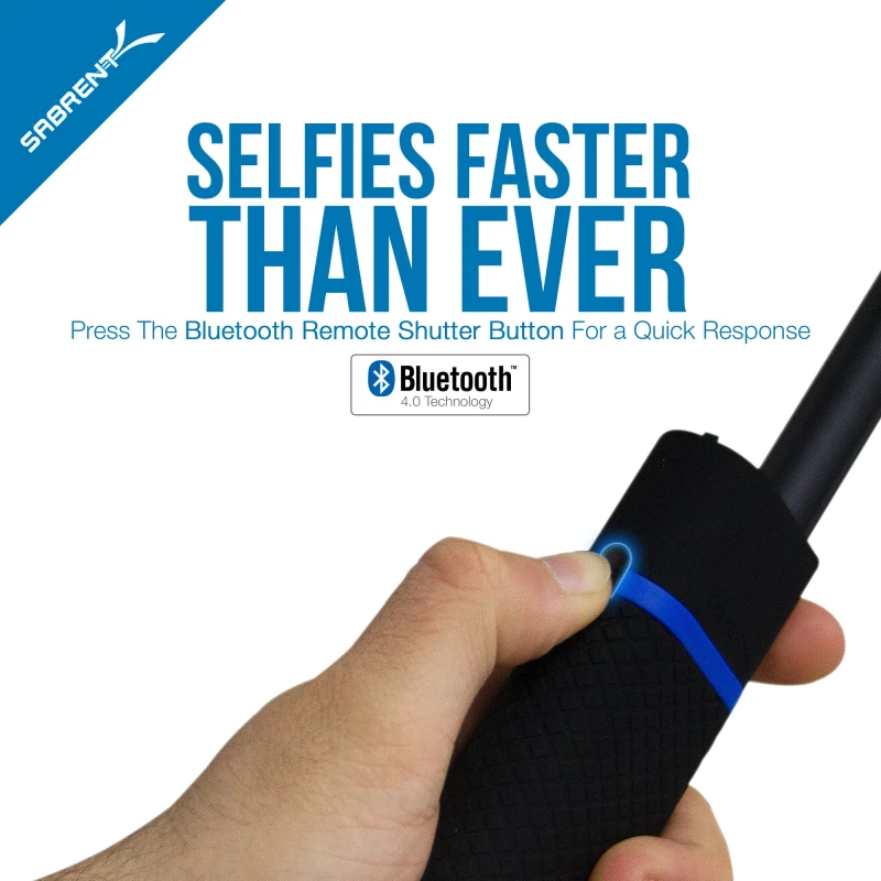 سابرنت بطارية ٥٢٠٠ مللي أمبير Bluetooth Selfie Stick built in battery