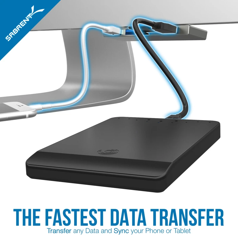 3-Port USB 3.0 Hub with Card Reader