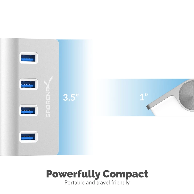 سابرنت مكوّن حاسب 4 Port USB 3.0 Hub