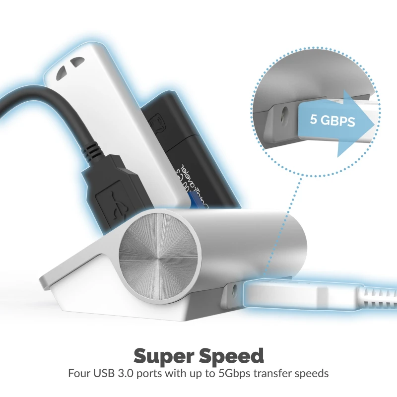سابرنت مكوّن حاسب 4 Port USB 3.0 Hub