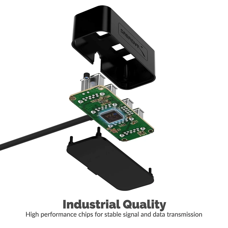 4-Port USB-C to USB 3.0 Mini Portable Hub