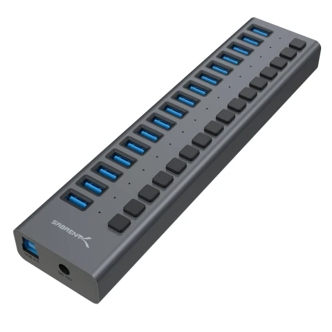 سابرنت شاحن 16 Port USB 3.0 Hub