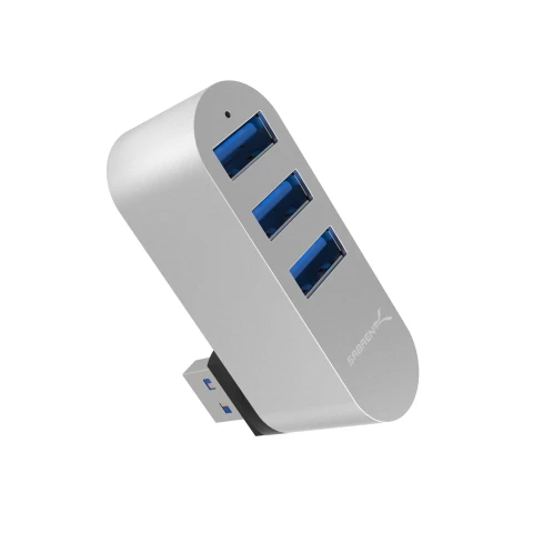 سابرنت مكوّن حاسب 3 Port Mini USB 3.0 Rotating Hub