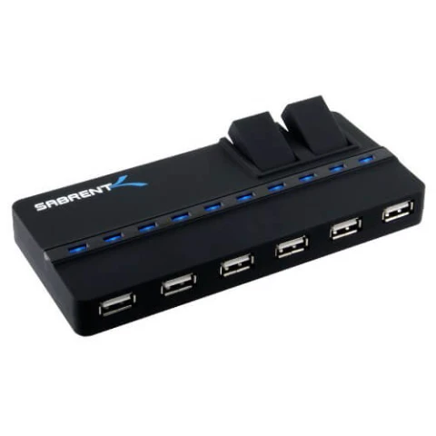 سابرنت شاحن 10 Port USB 2.0 Hub Power
