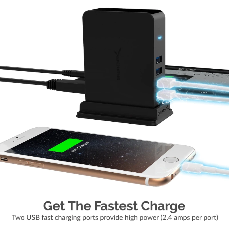 سابرنت مكوّن حاسب 7 Port USB 3.0 HUB + 2 Ports
