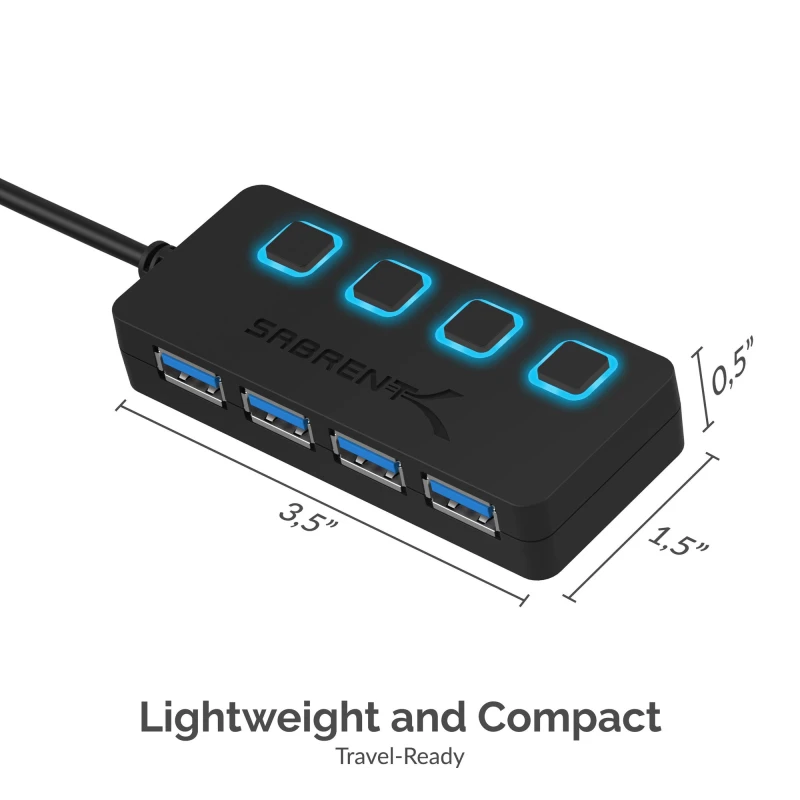 سابرنت مكوّن حاسب 4 Port USB 3.0 Hub