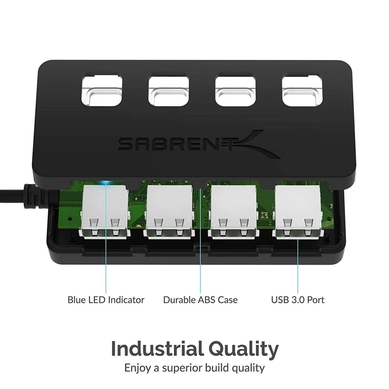 سابرنت مكوّن حاسب 4 Port USB 3.0 Hub