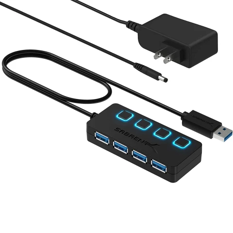 سابرنت مكوّن حاسب 4 Port USB 3.0 Hub