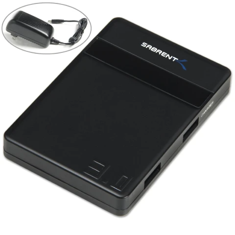 سابرنت شاحن 4 Port USB 3.0 High Powered Hub 4A Power