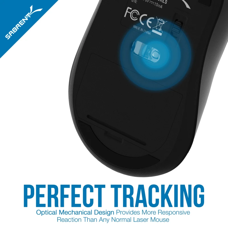 سابرنت فأرة 3 Button 2.4GHz Wireless Mouse Nano Receiver