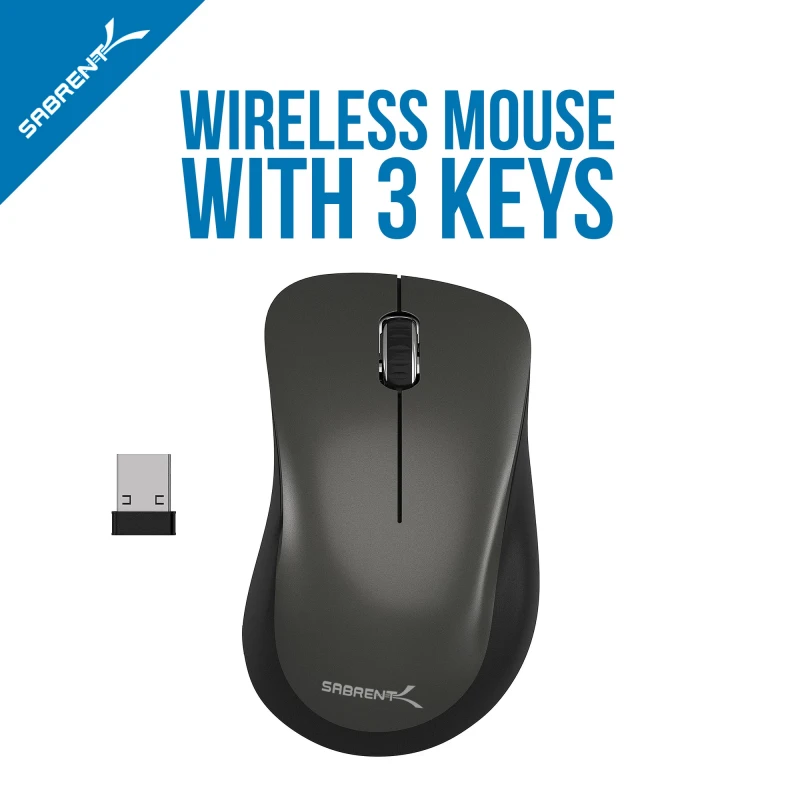 سابرنت فأرة 3 Button 2.4GHz Wireless Mouse Nano Receiver