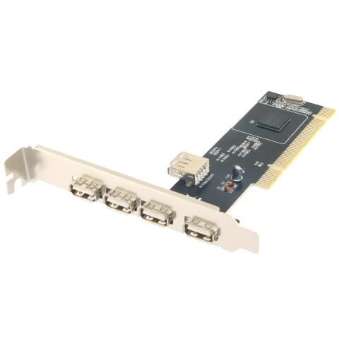 سابرنت شاحن 5 Port USB 2.0 PCI Hi Speed Card