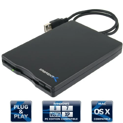 سابرنت مكوّن حاسب External USB 2x Floppy Disk Drive