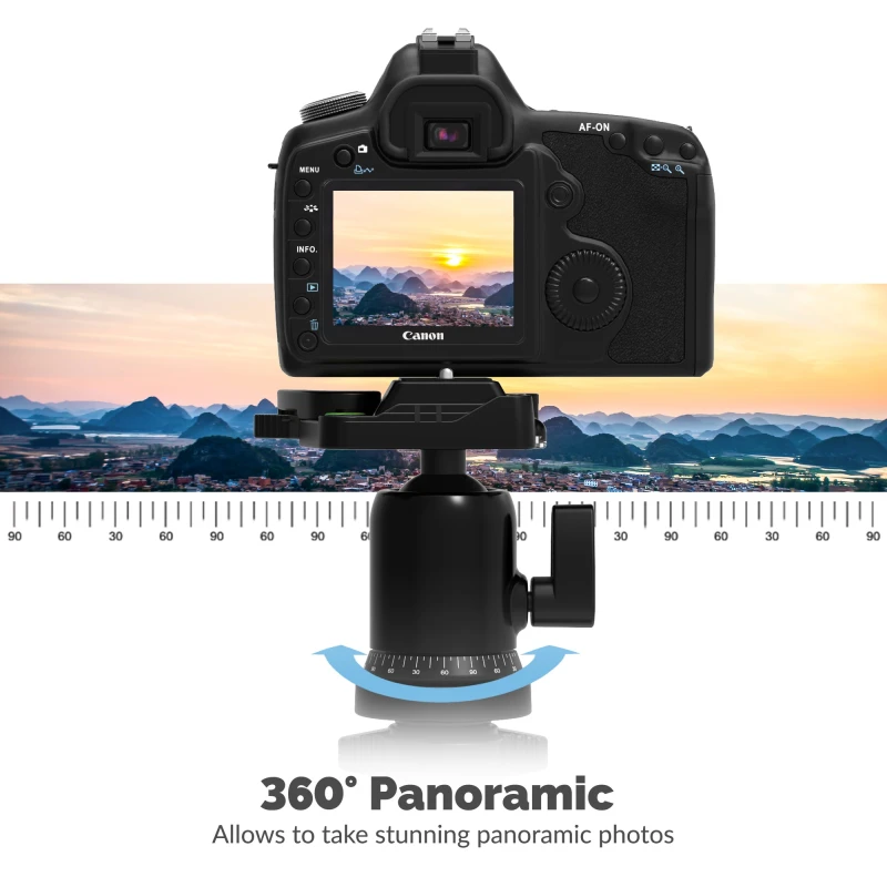 سابرنت كاميرا Aluminum Tripod 360° Full Motion Mount
