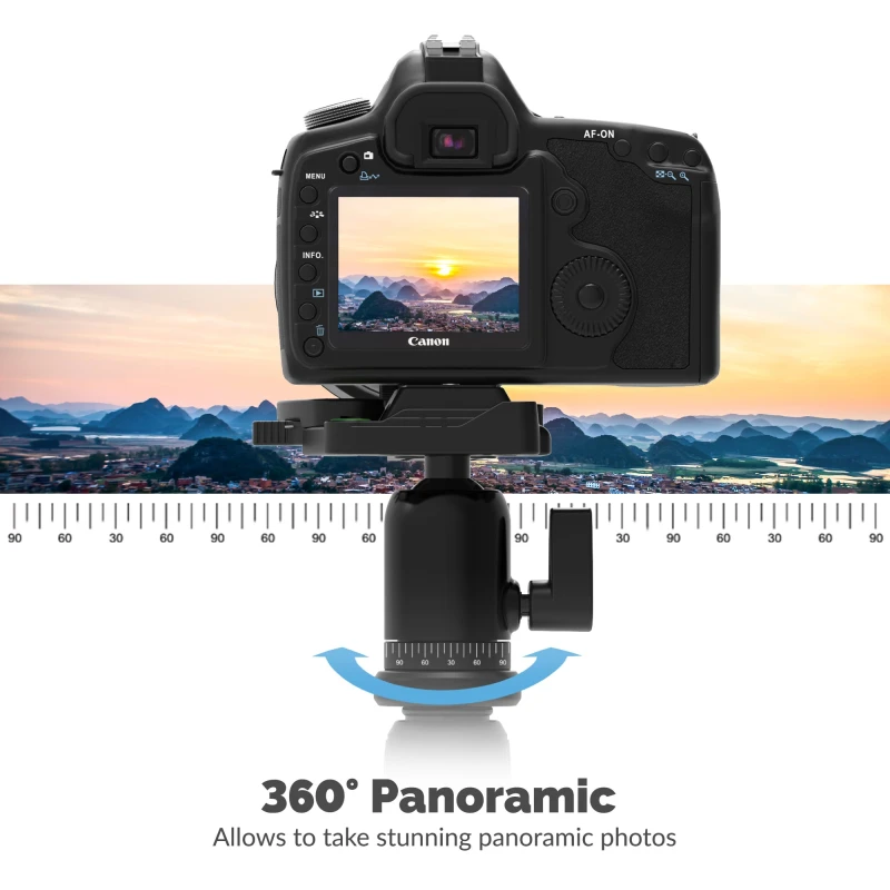 سابرنت كاميرا Aluminum Tripod 360° Full Motion Mount
