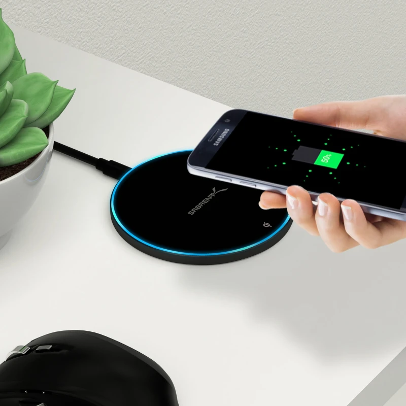 سابرنت شاحن ١٠ واط qi Wireless Fast Pad