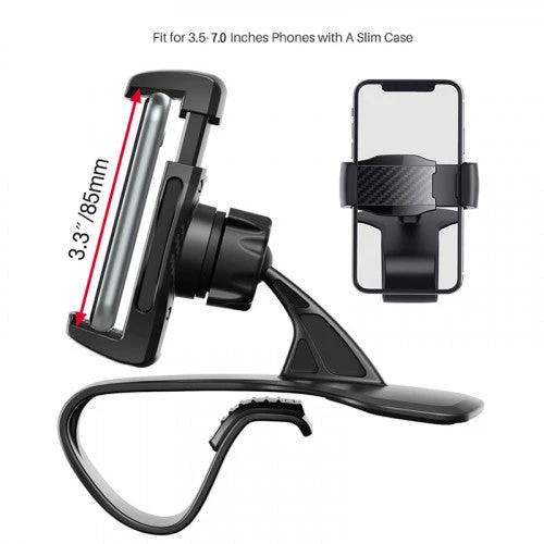 ويتريجز قطعة غيار 360 Degree Rotating Dashboard Clip Mount Car Phone Stand