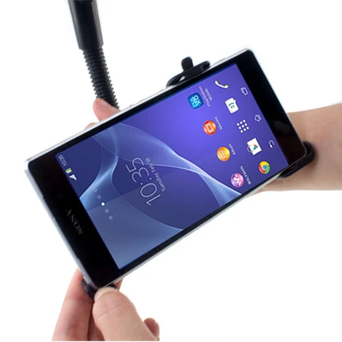 ويتريجز قطعة غيار 360° Rotating Windshield Car Holder Sony Xperia Z2 Flexible Gooseneck Black