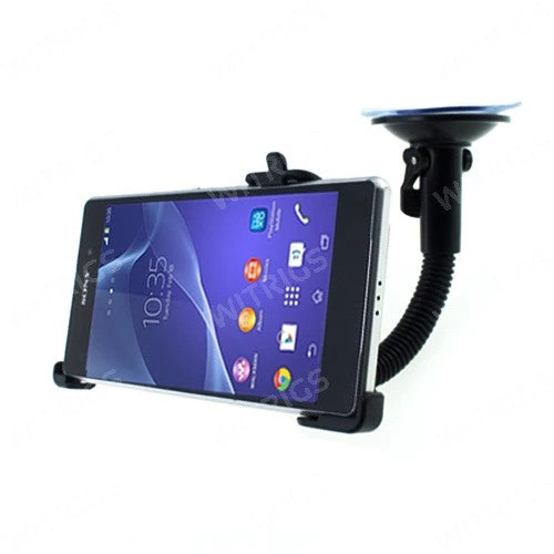 ويتريجز قطعة غيار 360° Rotating Windshield Car Holder Sony Xperia Z2 Flexible Gooseneck Black