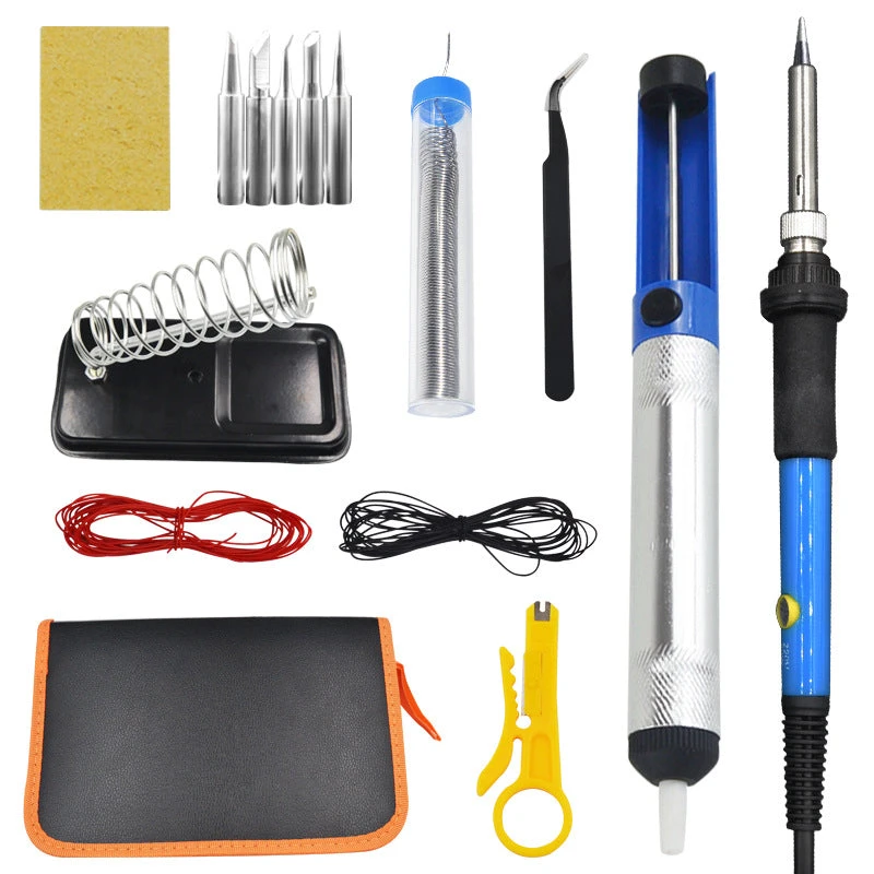 ويتريجز أداة إصلاح ٦٠ واط Temperature Adjustable Soldering Iron Kit 15 pieces（US plug）