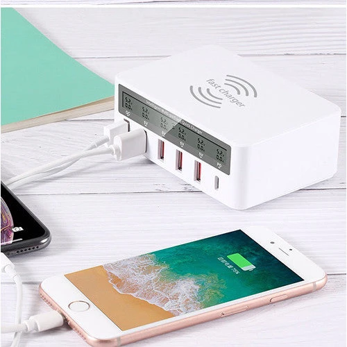 ويتريجز شاحن 818F Fast & Wireless White