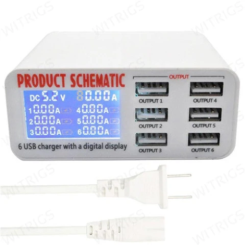 ويتريجز قطعة غيار 899 Digital Voltmeter Ammeter White