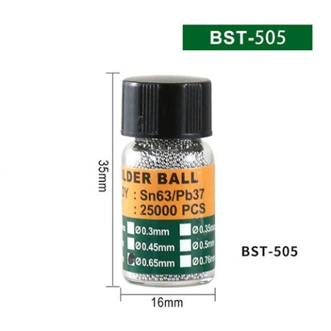 ويتريجز قطعة غيار ٠.٣ مم Best BGA Reballing Ball Solder Ball