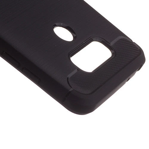Brushed Silicon Back Shell for LG G6 Black