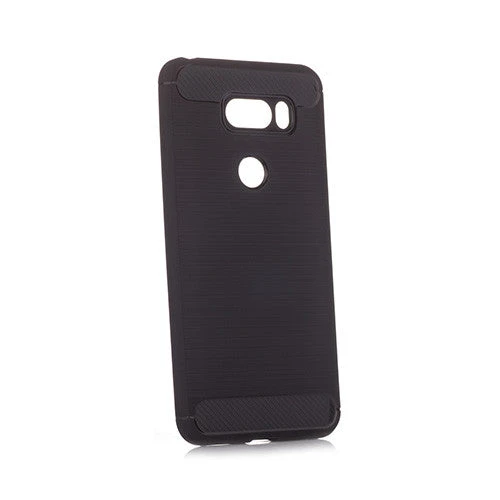 Brushed Silicon Back Shell for LG V30 Black