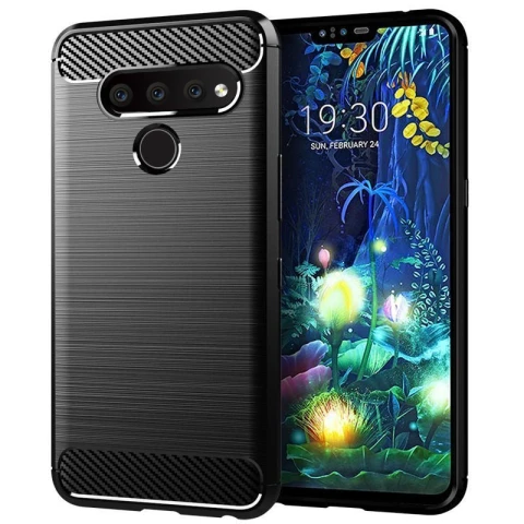 ويتريجز قطعة غيار Brushed Silicon Back Cover LG V50 Thinq