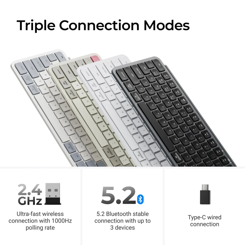 Keychron B1 Pro Ultra-Slim Wireless Keyboard