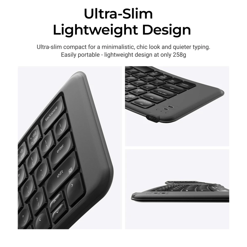 كيكرون لوحة مفاتيح B11 Pro Ultra Slim Wireless Foldable Keyboard
