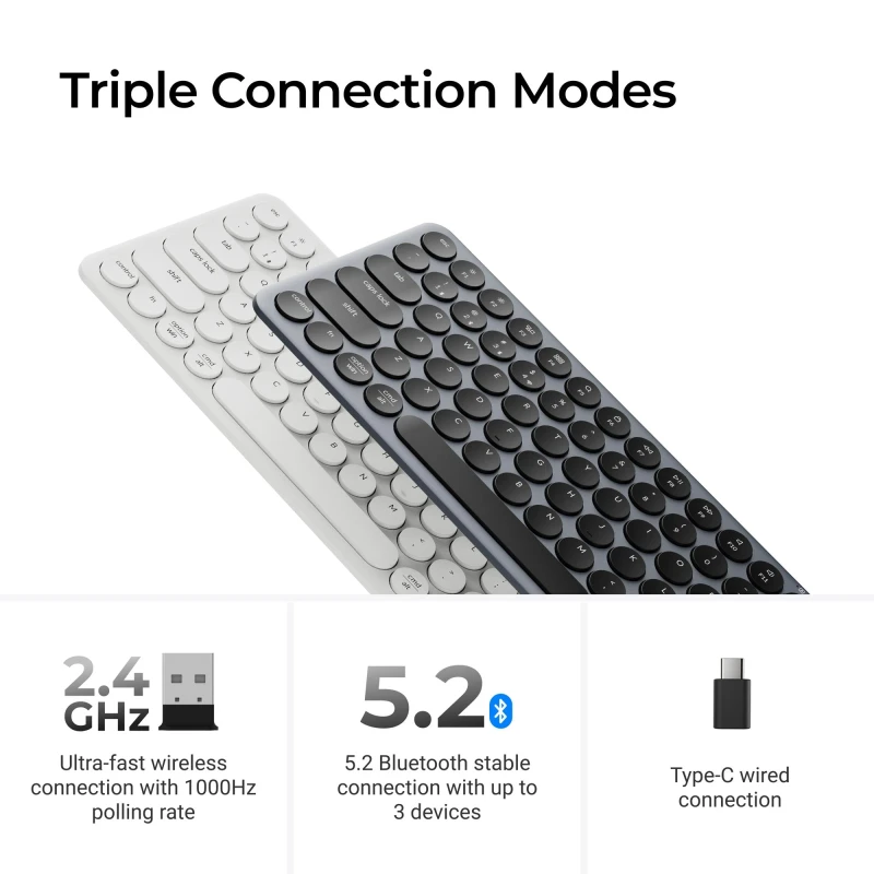 كيكرون لوحة مفاتيح B3 Pro Ultra Slim Wireless Keyboard
