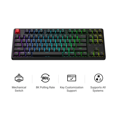 كيكرون لوحة مفاتيح ٨ ألف C3 Pro QMK Wired Custom Mechanical Keyboard