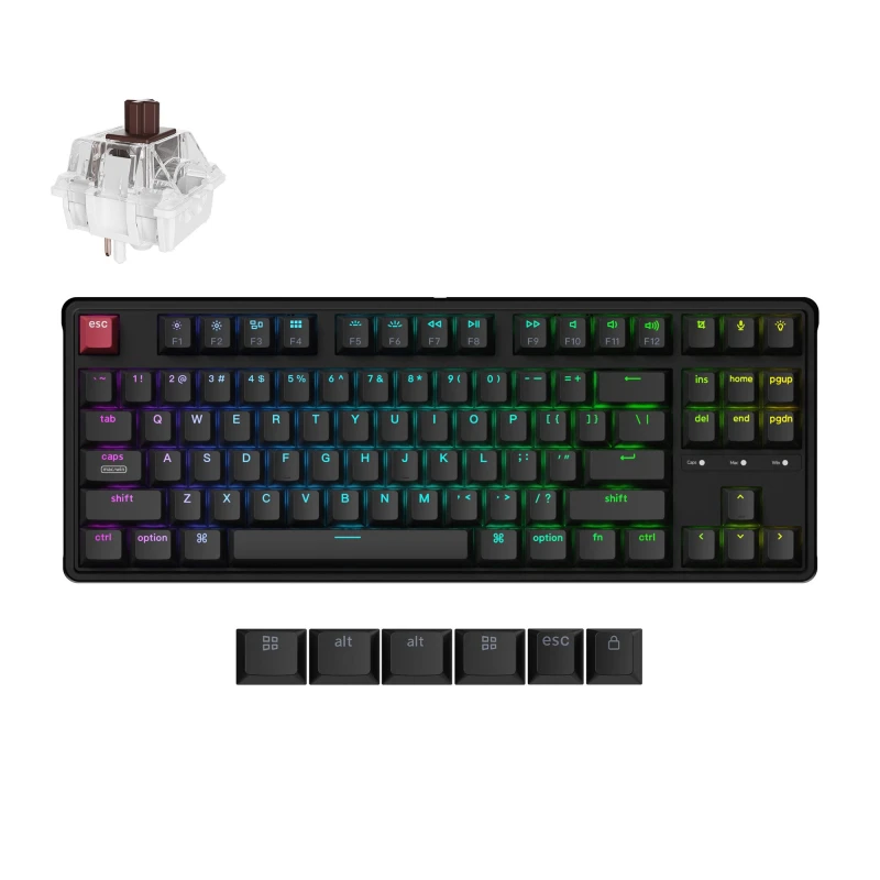 كيكرون لوحة مفاتيح ٨ ألف C3 Pro QMK Wired Custom Mechanical Keyboard