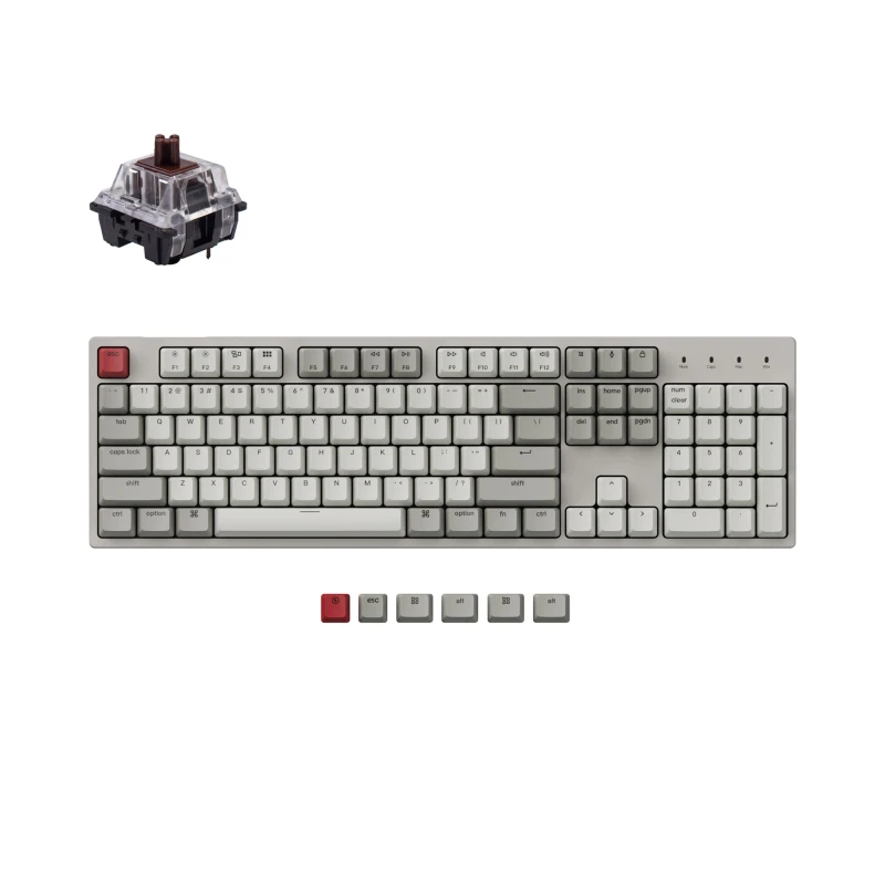 كيكرون لوحة مفاتيح C2 Wired Mechanical Keyboard