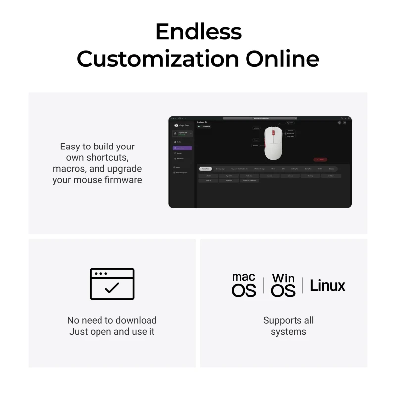 كيكرون فأرة G4 Wireless Mouse