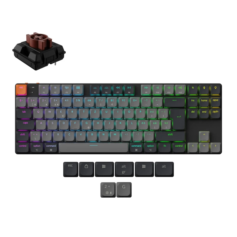 كيكرون لوحة مفاتيح K1 QMK Wireless Mechanical Keyboard Version 6
