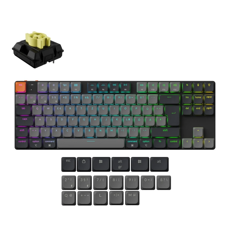 كيكرون لوحة مفاتيح K1 QMK Wireless Mechanical Keyboard Version 6