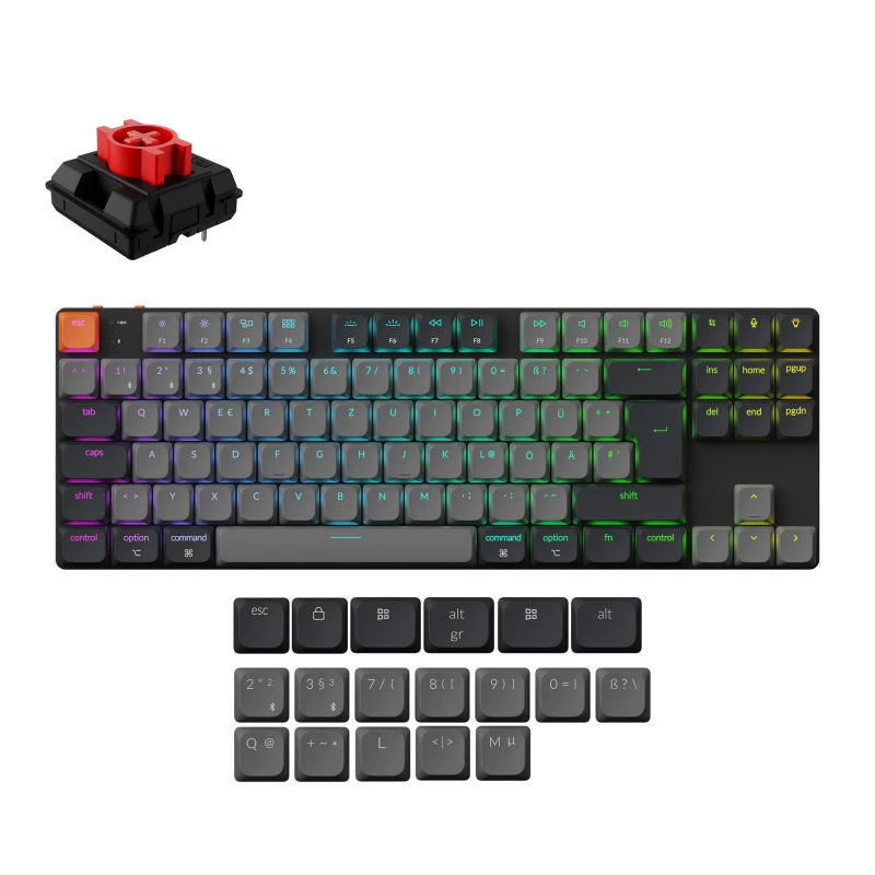 كيكرون لوحة مفاتيح K1 QMK Wireless Mechanical Keyboard Version 6