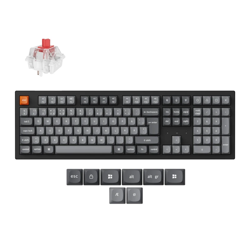 كيكرون لوحة مفاتيح K10 Max QMK Wireless Mechanical Keyboard ISO Layout