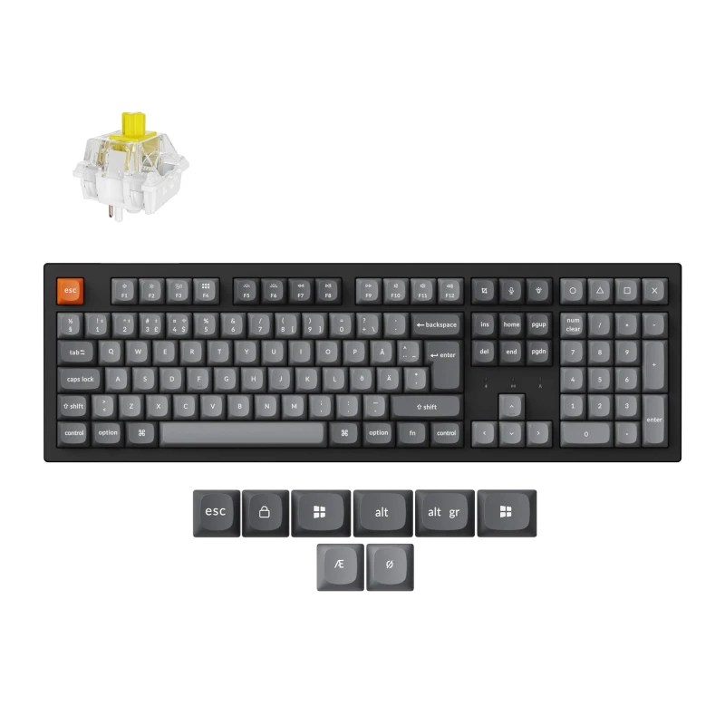 كيكرون لوحة مفاتيح K10 Max QMK Wireless Mechanical Keyboard ISO Layout