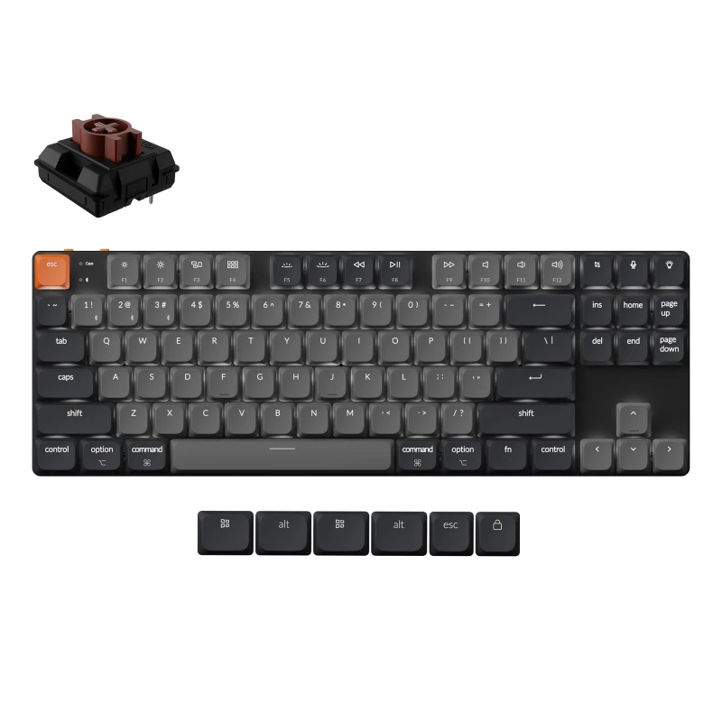 كيكرون لوحة مفاتيح K1 QMK Wireless Mechanical Keyboard