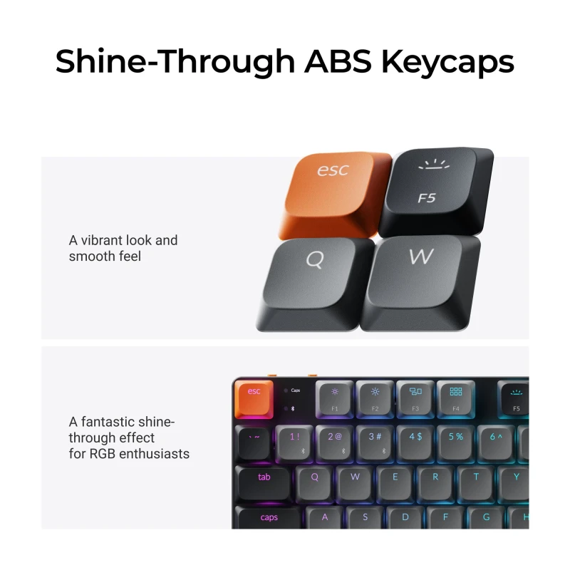 كيكرون لوحة مفاتيح K1 QMK Wireless Mechanical Keyboard