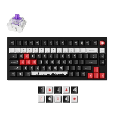 كيكرون لوحة مفاتيح DayZ Special Wireless Magnetic Switch Custom Keyboard