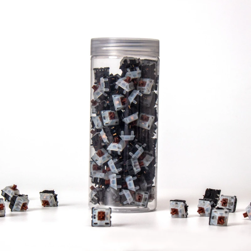 كيكرون لوحة مفاتيح Gateron KS 3X47 Milky Top Black Bottom Switch