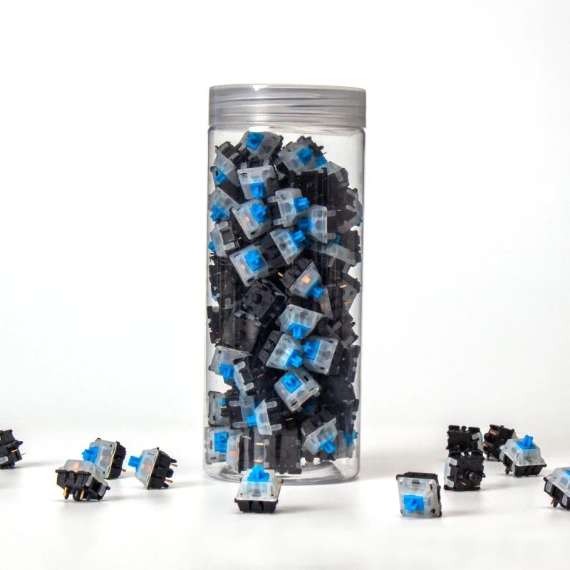 كيكرون لوحة مفاتيح Gateron KS 3X47 Milky Top Black Bottom Switch