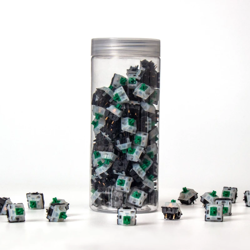 كيكرون لوحة مفاتيح Gateron KS 3X47 Milky Top Black Bottom Switch
