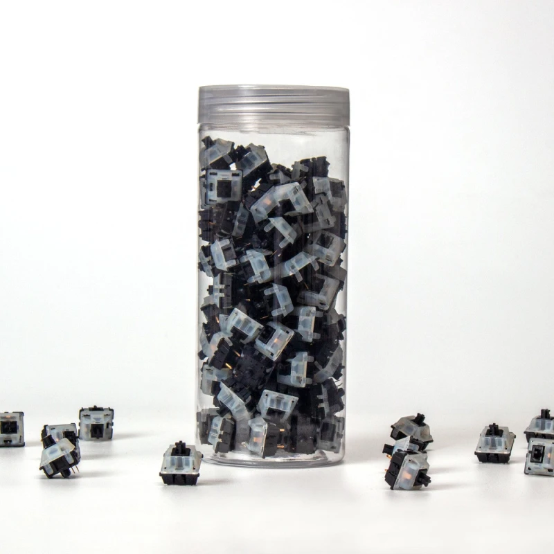 كيكرون لوحة مفاتيح Gateron KS 3X47 Milky Top Black Bottom Switch