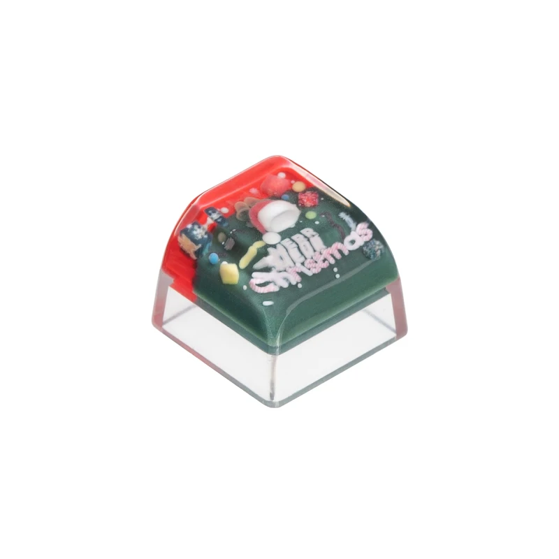 كيكرون لوحة مفاتيح Christmas Resin Artisan Keycap